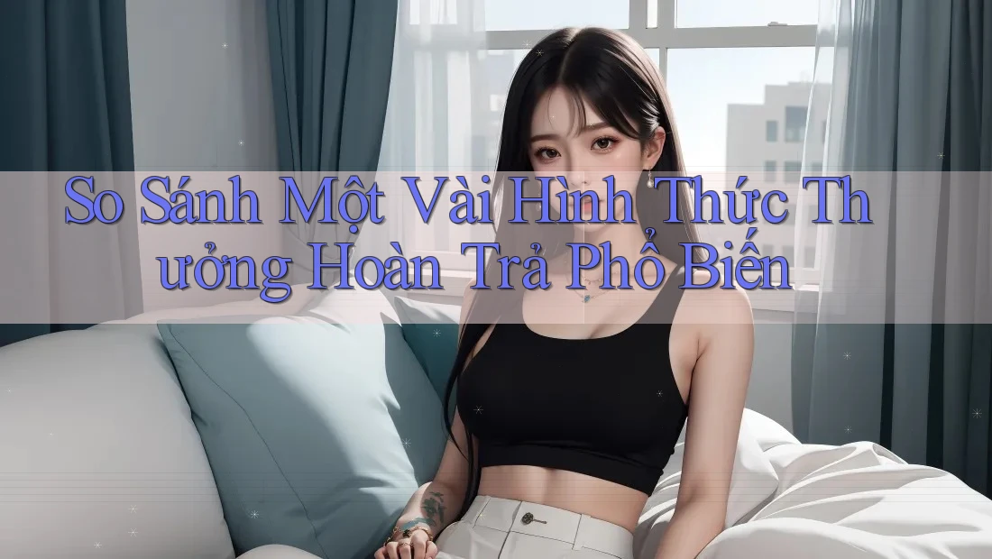 So Sánh Một Vài Hình Thức Thưởng Hoàn Trả Phổ Biến So Sánh Một Vài Hình Thức Thưởng Hoàn Trả Phổ Biến