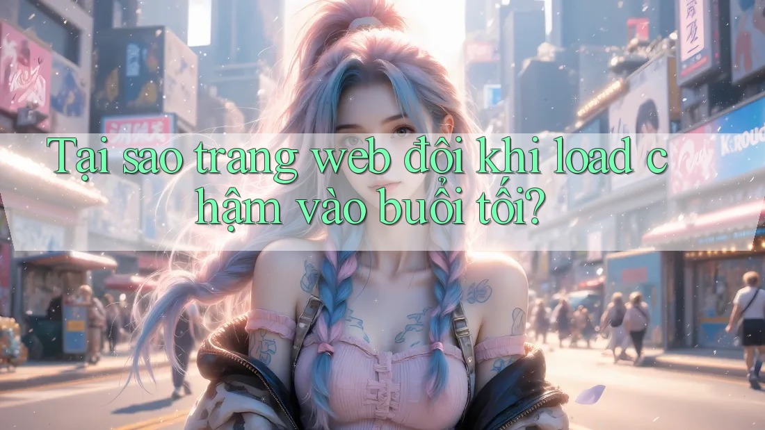 Tại sao trang web đôi khi load chậm vào buổi tối?