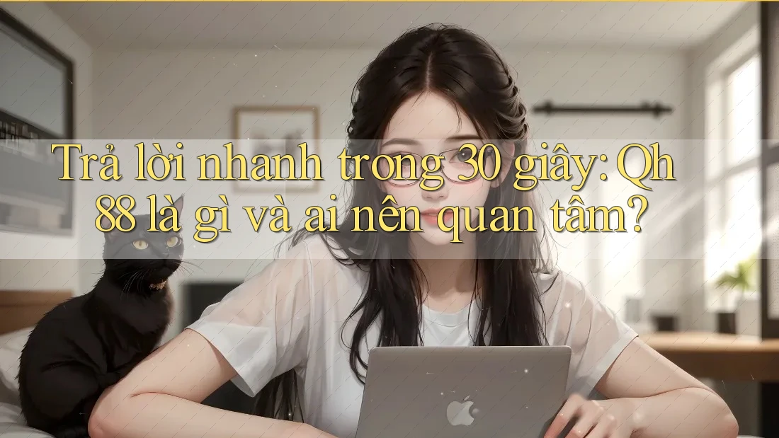 Trả lời nhanh trong 30 giây: Qh88 là gì và ai nên quan tâm? Trả lời nhanh trong 30 giây: Qh88 là gì và ai nên quan tâm?