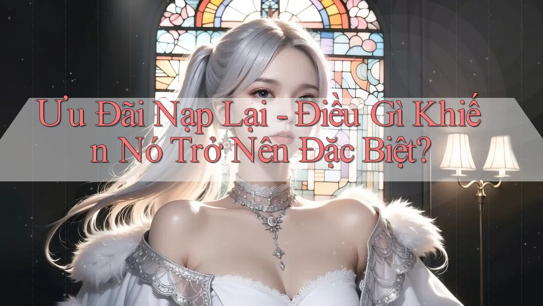 Ưu Đãi Nạp Lại - Điều Gì Khiến Nó Trở Nên Đặc Biệt? Ưu Đãi Nạp Lại - Điều Gì Khiến Nó Trở Nên Đặc Biệt?